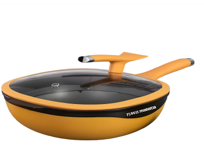 万利达钛极岩铸不粘炒锅 32cm