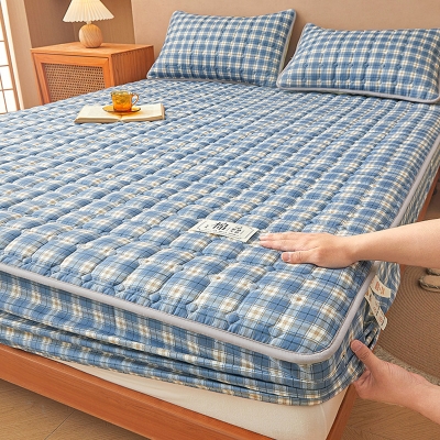 水洗棉大豆床笠