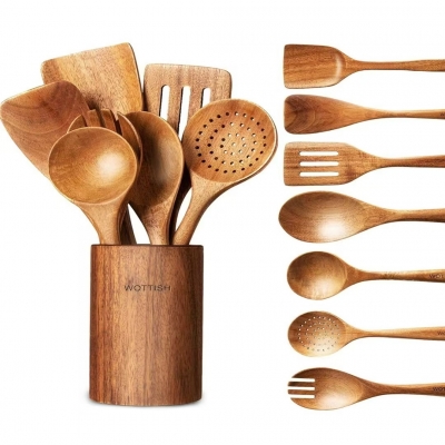 WOTTISH高品质相思木锅铲8件套