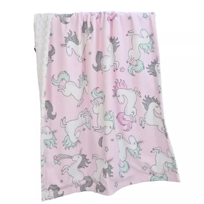 日式A类母婴级婴儿绒儿童豆豆毯