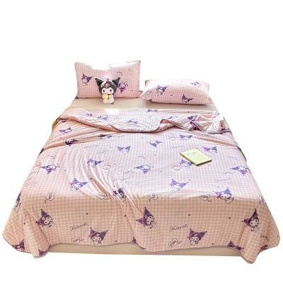 三丽鸥儿童牛奶丝针织棉大豆被