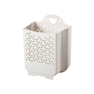 可折叠脏衣篮塑料壁挂式