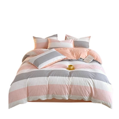 纯棉水洗棉被套四件套