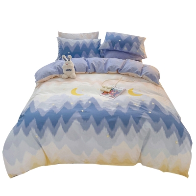 全棉四件套床上纯棉被套