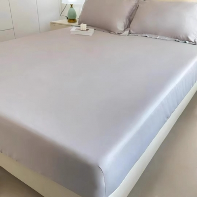 裸睡水洗冰丝床笠四色可选:冰玉、冰灰、冰绿、冰蓝  美国尺寸king 193x203x30cm Queen 153x203x30cm