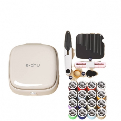 多功能针线套盒 蓝色 绿色 米色可选