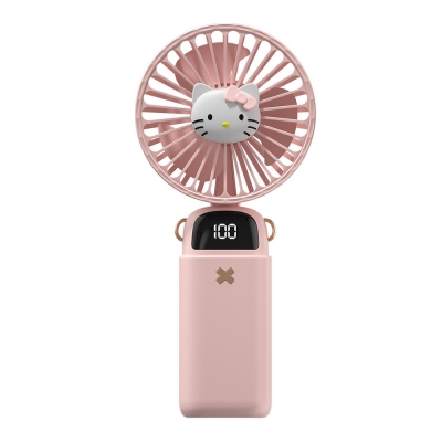三丽鸥正版迷你挂脖+手持+桌面三用风扇  库洛米 帕恰狗 Hello Kitty可选