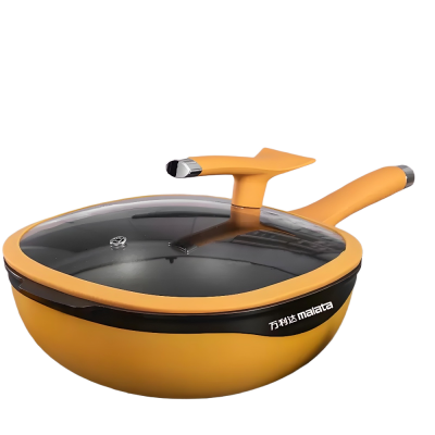 万利达钛极岩铸不粘炒锅 32cm