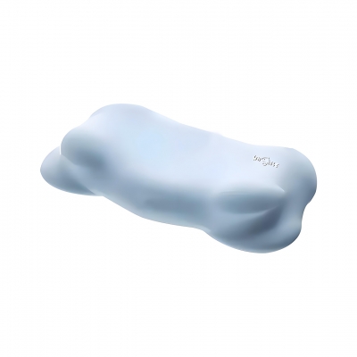 小鲸鱼5D儿童护脊云朵枕 适合4岁以上宝宝及成人，樱花粉，天空蓝可选