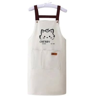 高颜值小猫牛津布围裙，粉色 蓝色 咖色 白色 黑色 五色可选